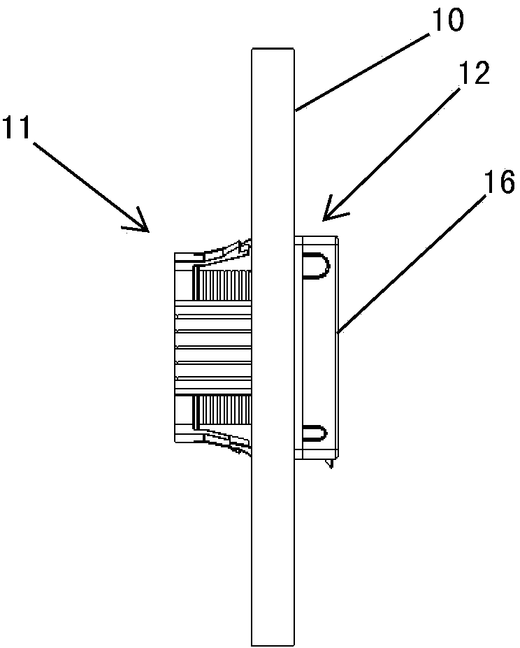 Communication line laying tool and communication line connection assembly and connection method