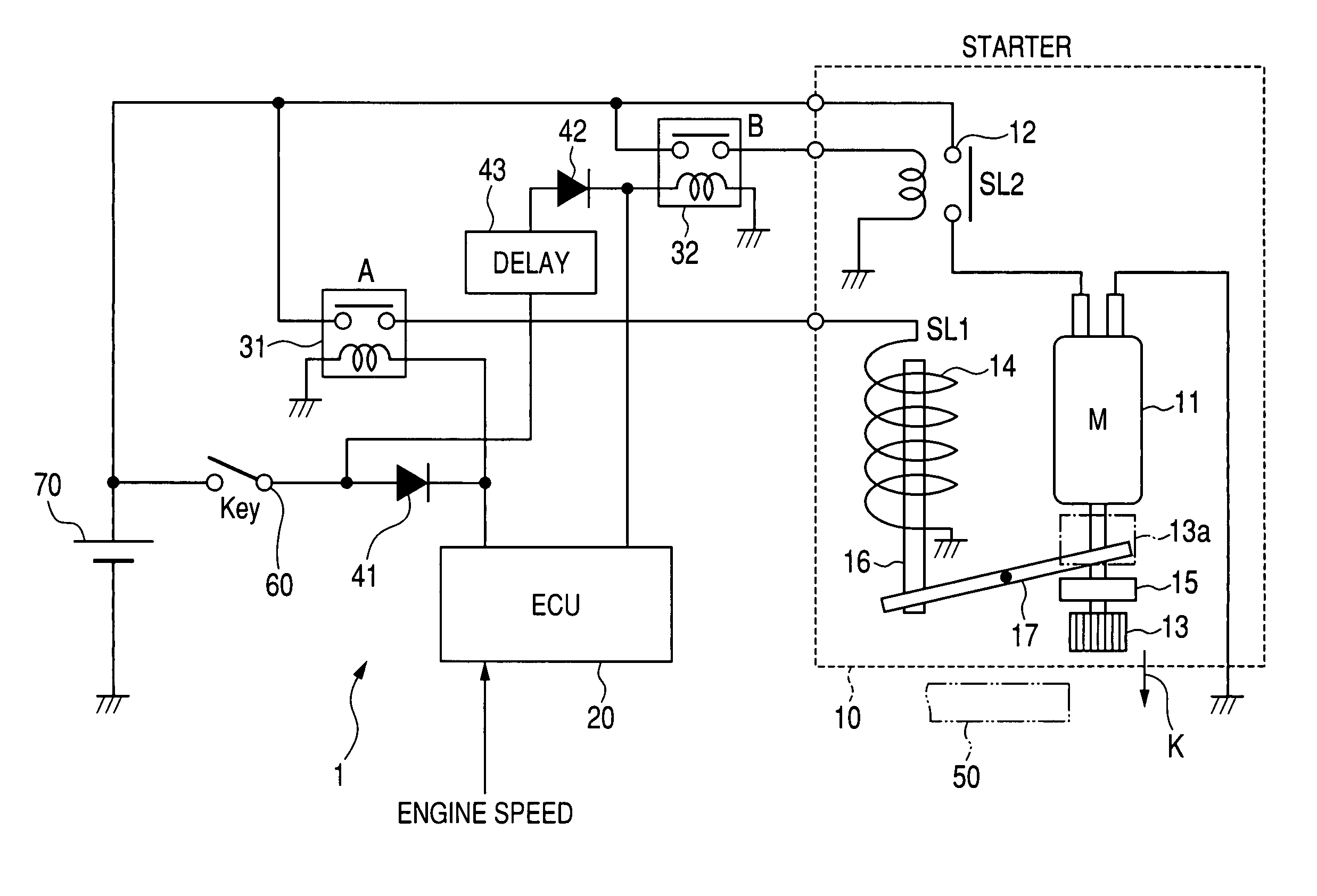 Engine start system for use in idle stop system for automotive vehicle