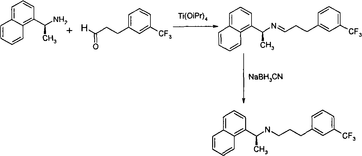 Preparation method of cinacalcet hydrochloride