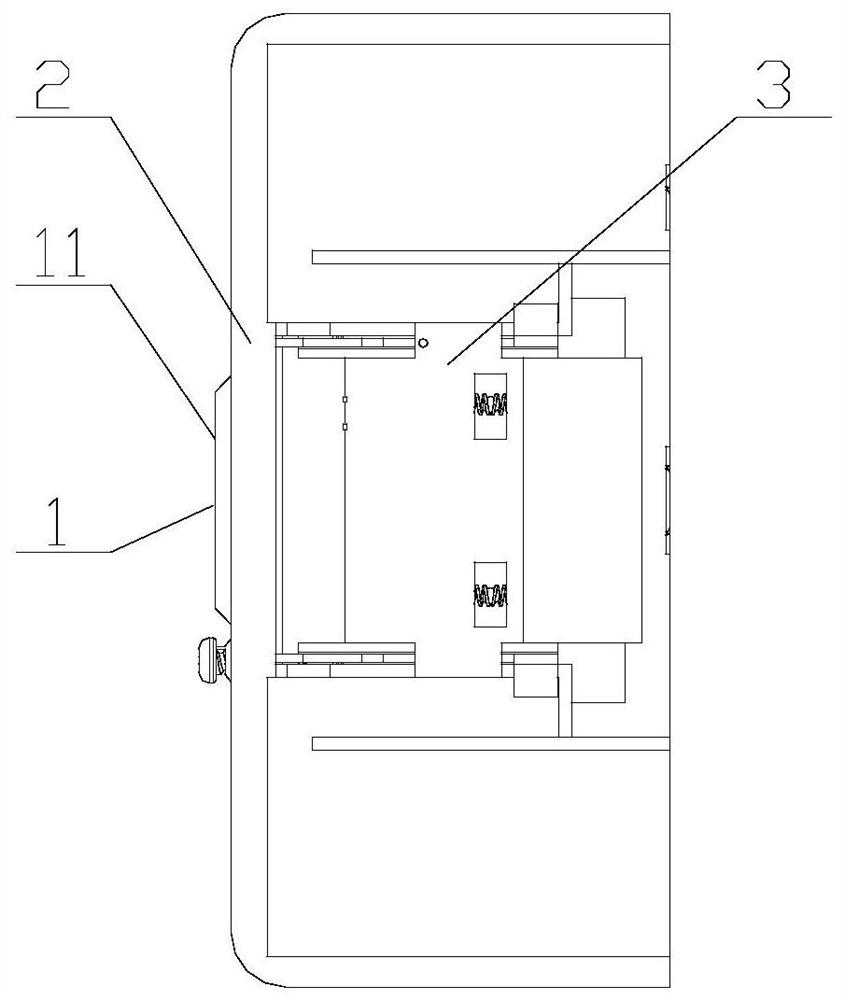 Clamping device and power distribution information transmission device