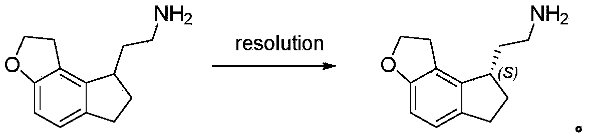 Resolution method of ramelteon intermediate