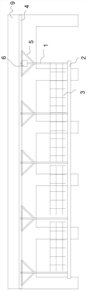 Suspension device for strengthening highway bridge and construction method of the suspension device