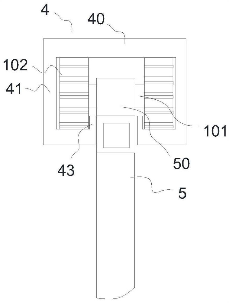 Suspension device for strengthening highway bridge and construction method of the suspension device