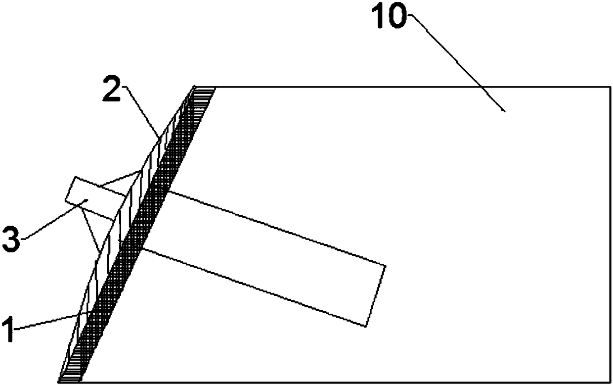 A slope reinforcement device for building municipal engineering