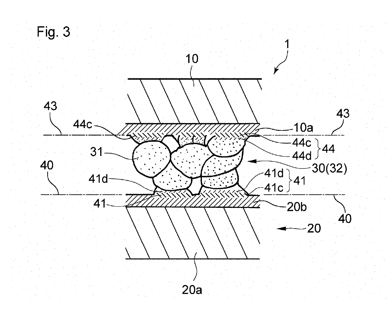 Bonding junction structure