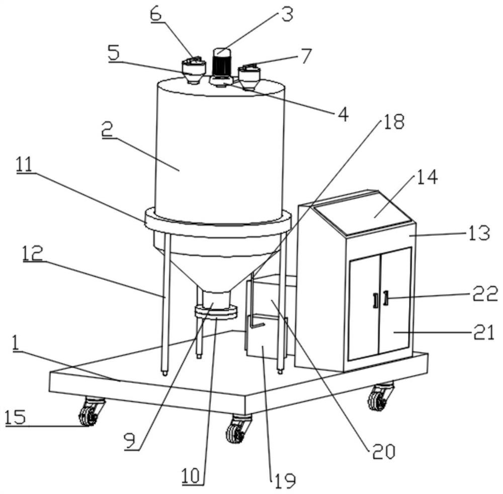 Pharmaceutical mixing machine