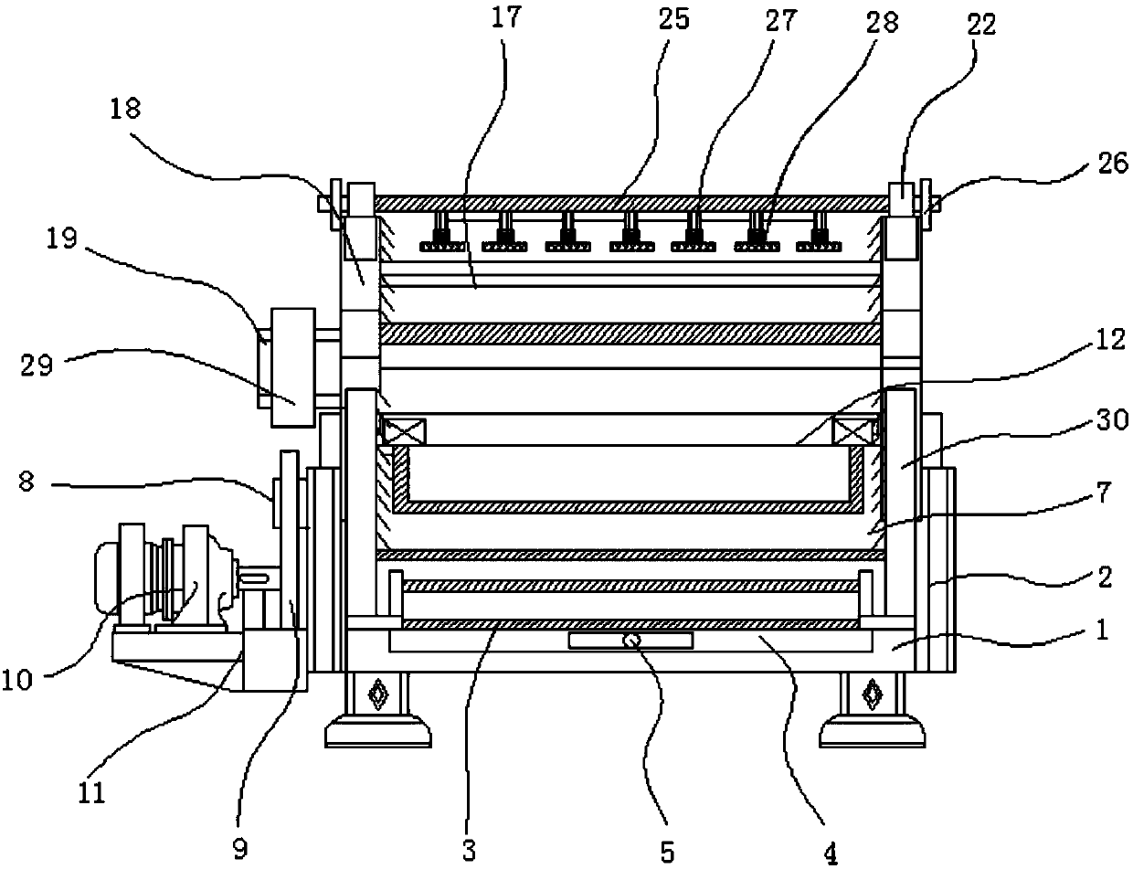 High-speed numerical control knitting machine capable of clearing with auto-levelling structure