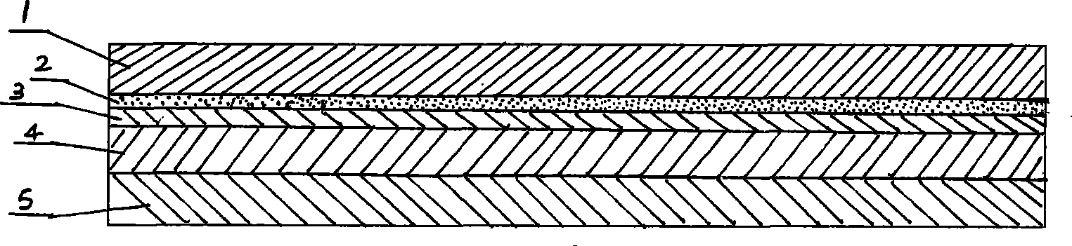 Electromagnetic inductive composite aluminum foil seal gasket and manufacturing process therefor