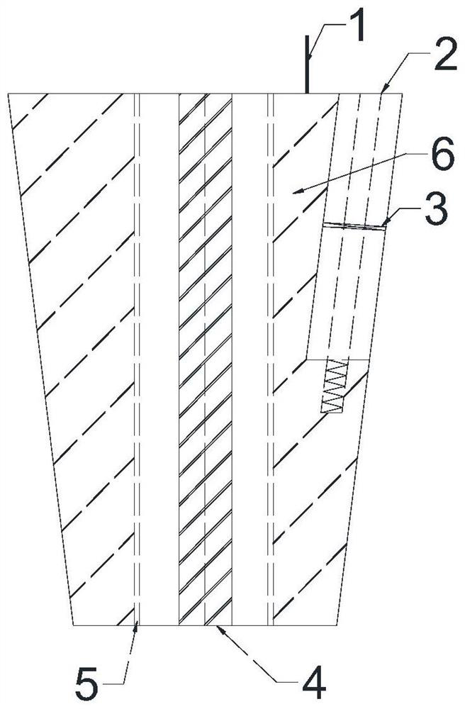 Electromagnetic clamp type anti-falling rod dismounting device