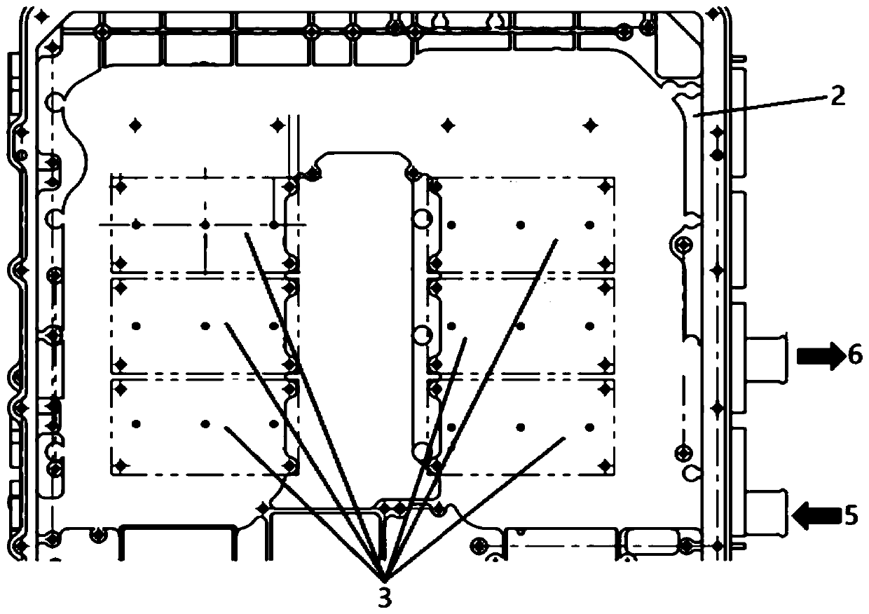 Composite liquid cooling heat dissipation plate