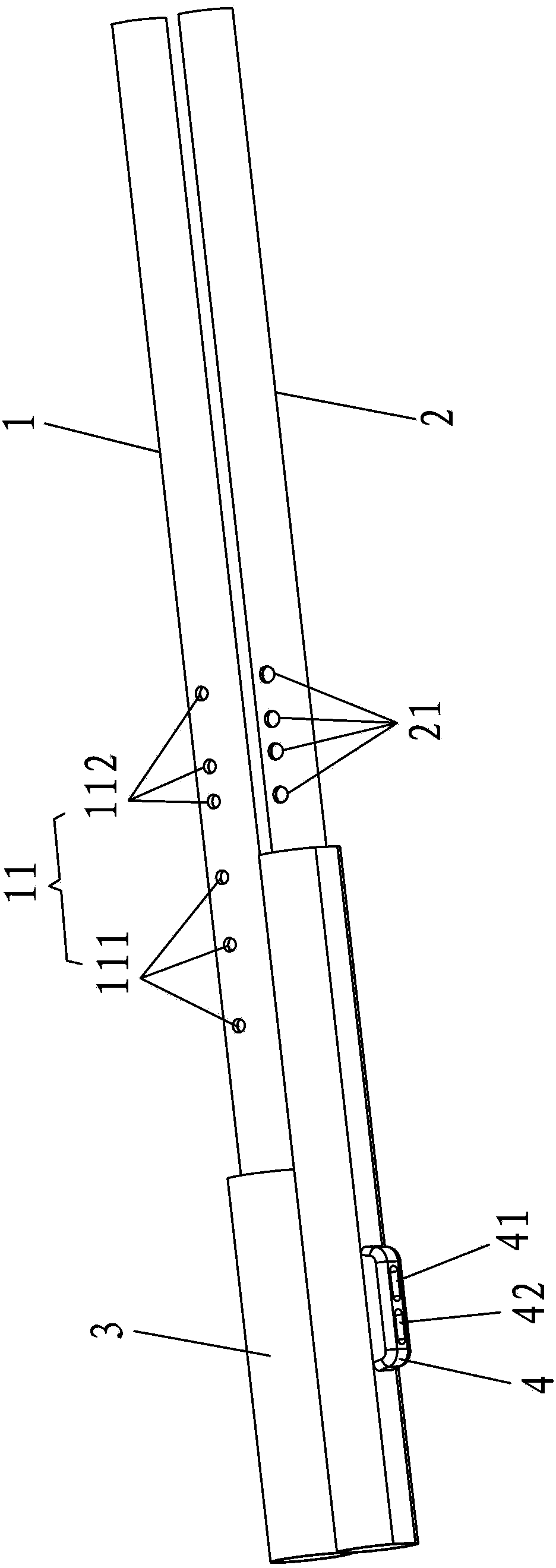 Wide-range Ba-wu flute