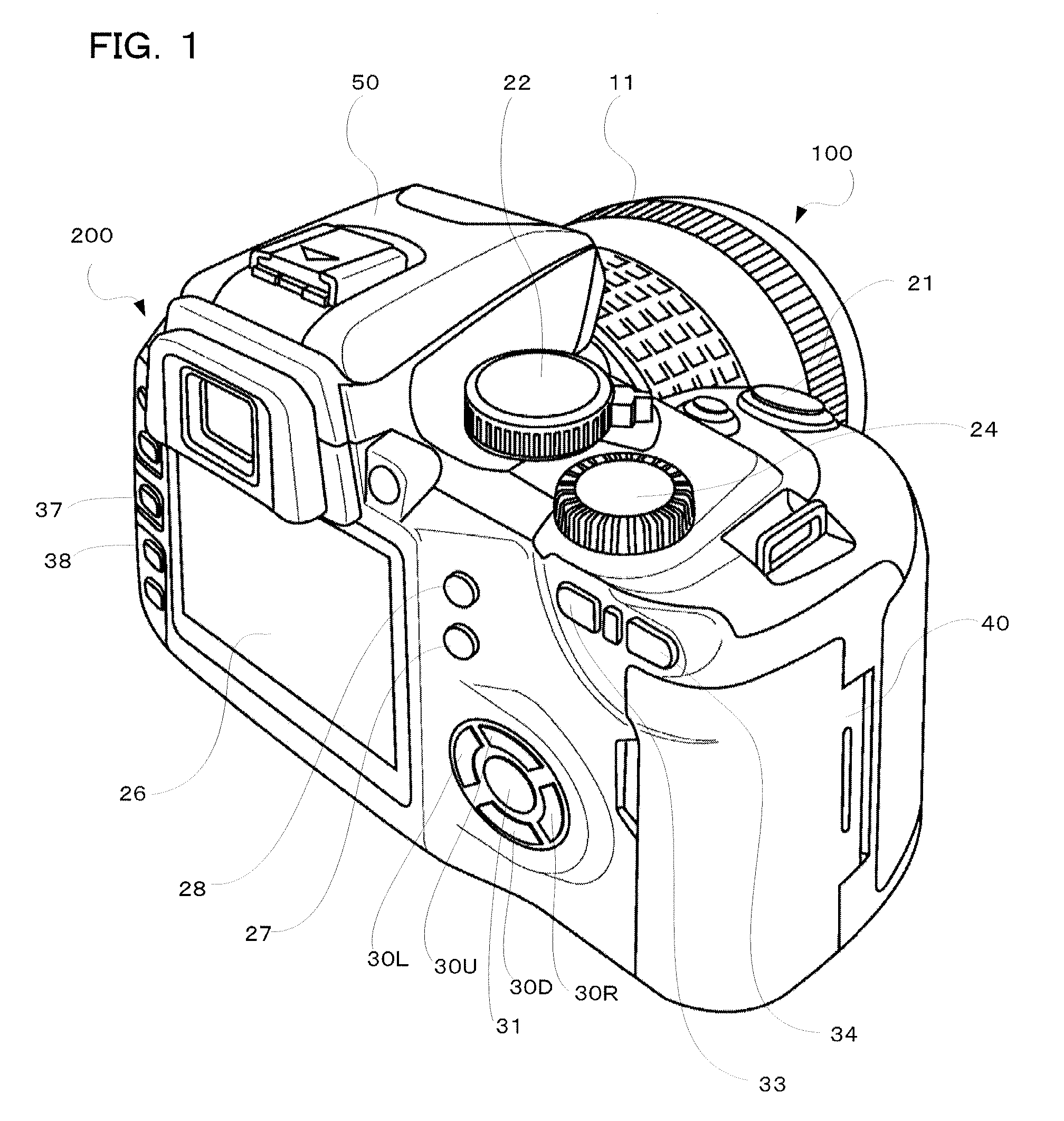 Imaging device having manual and auto focus and a control method for the imaging device