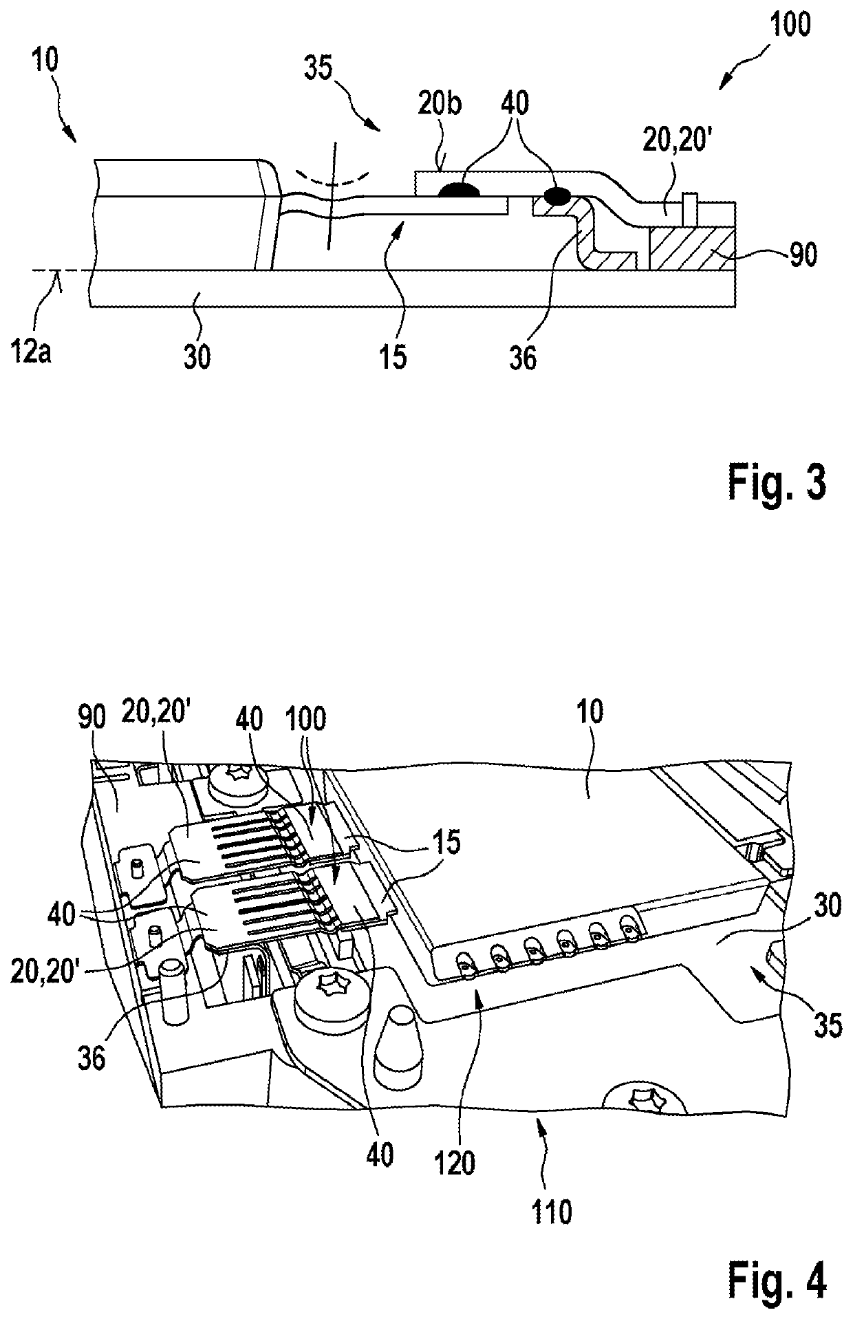 Electrical and/or electronic component and contact system