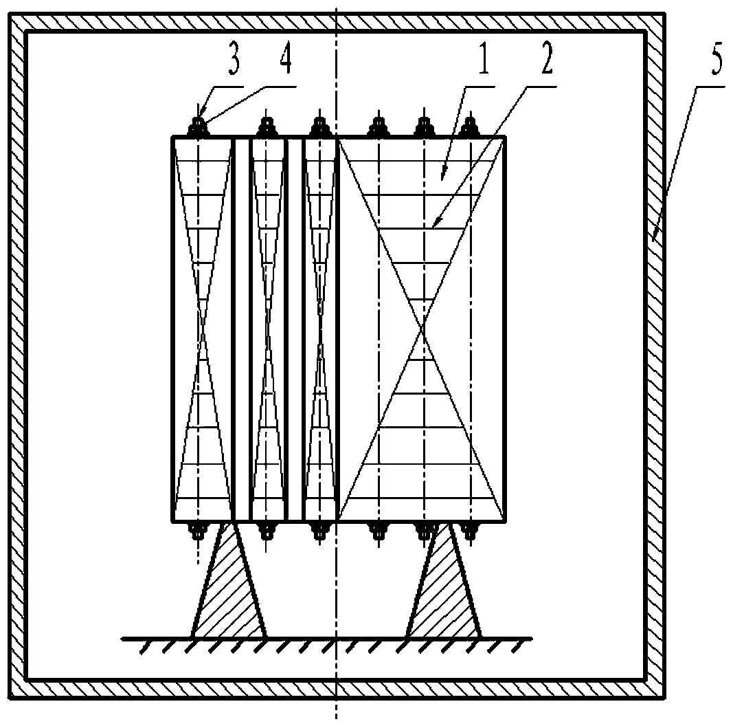 Method for manufacturing tension screw type laminated iron core