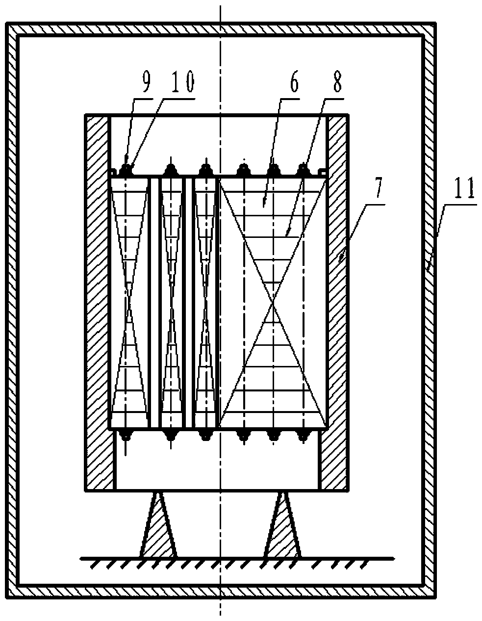 Method for manufacturing tension screw type laminated iron core