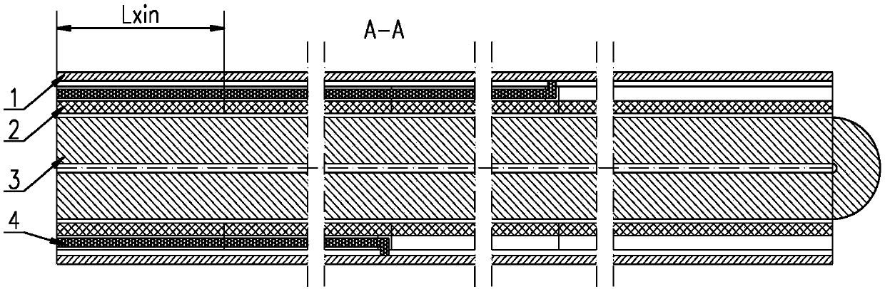 An electric heating device and assembly process for simulating nuclear reactor fuel rods