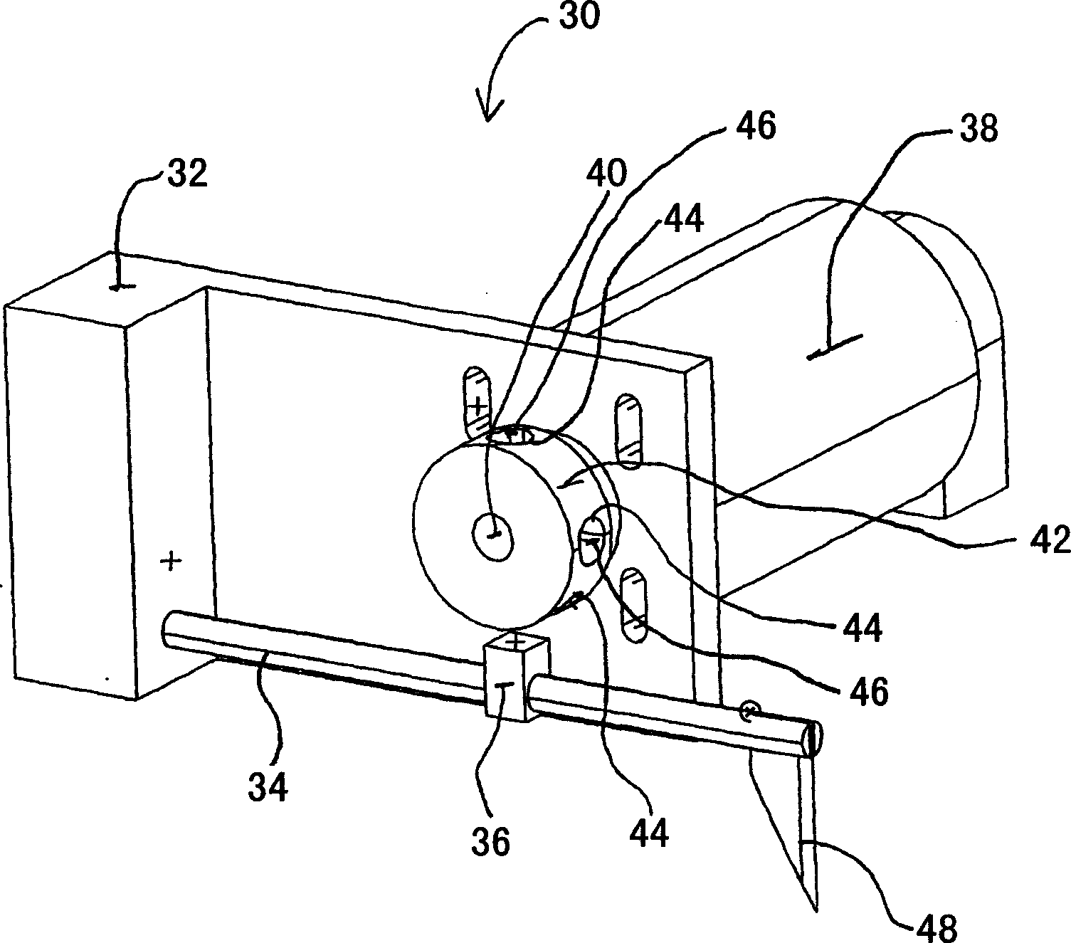 Apparatus and method for cutting sheet-type work material using a blade reciprocated via a tuned resonator