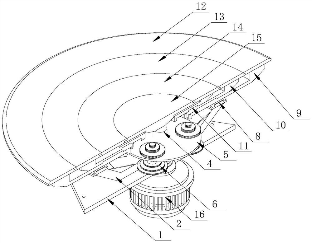 Rotating disc type multi-station numerical control machining platform