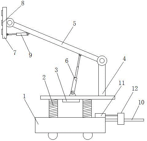 Vertical wall board bonding device for building