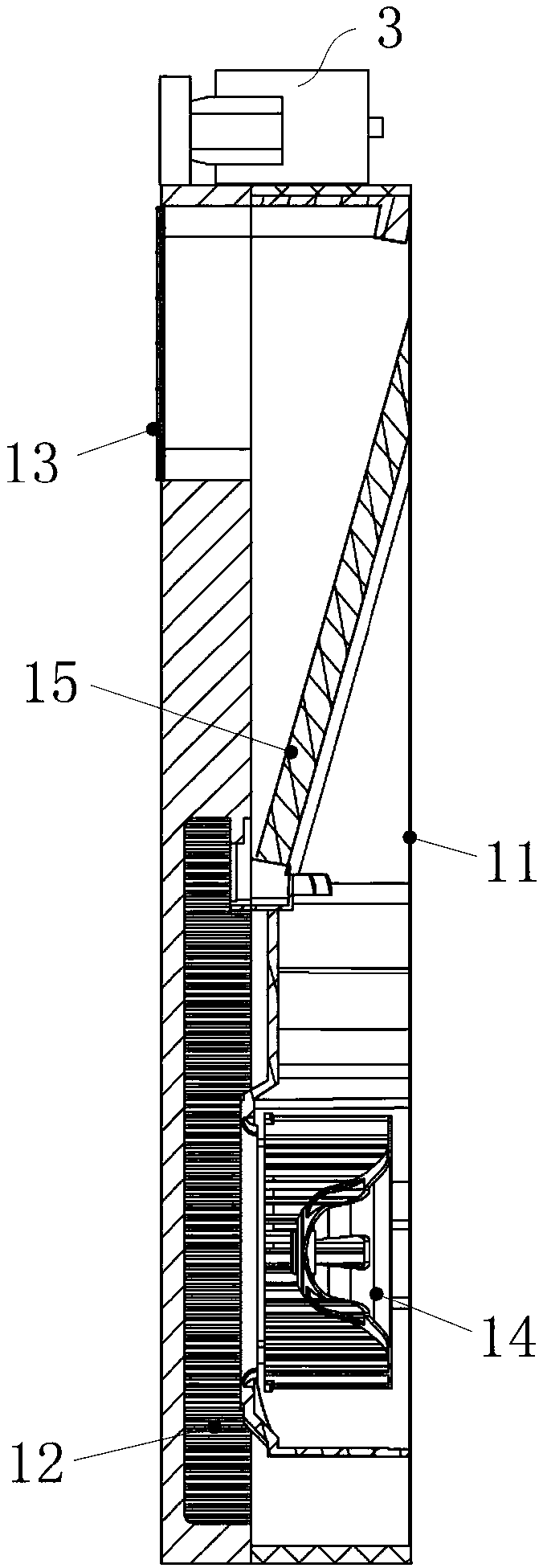 Jet device of cabinet air conditioner and cabinet air conditioner with same