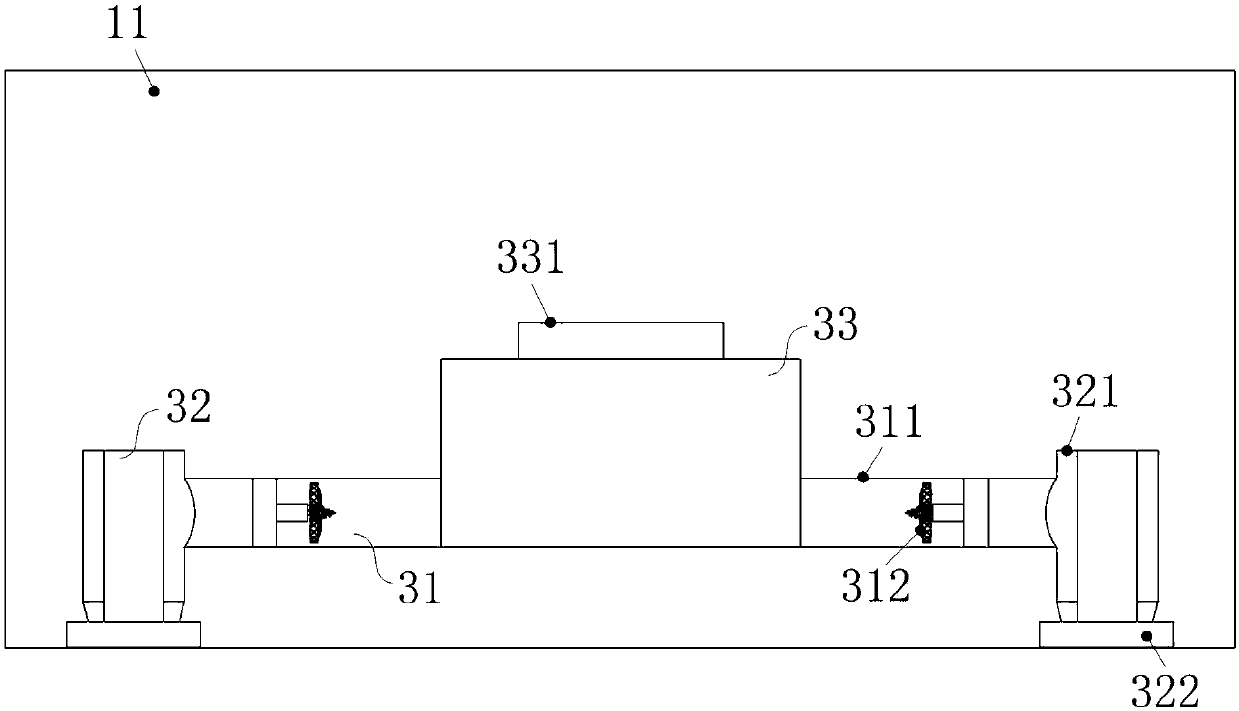 Jet device of cabinet air conditioner and cabinet air conditioner with same