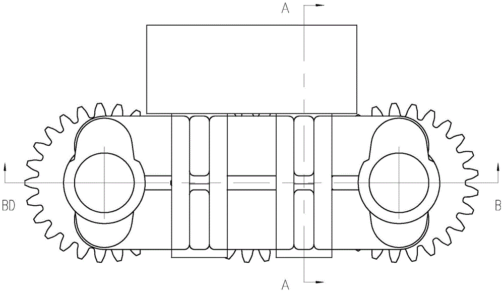 Double-crank mechanism engine