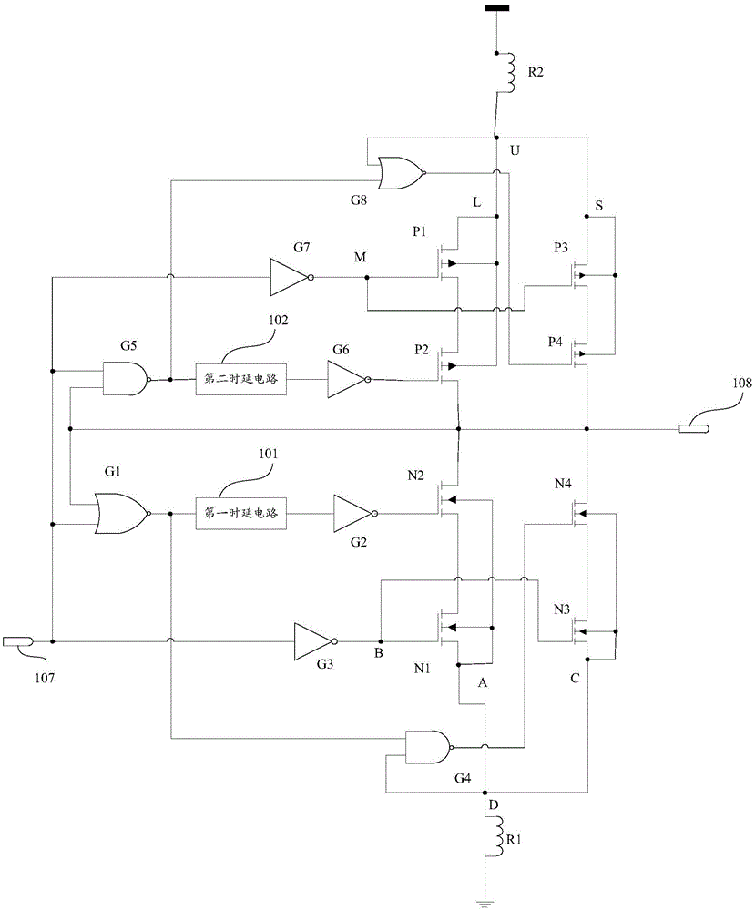 I/O interface driving circuit capable of automatically controlling noise