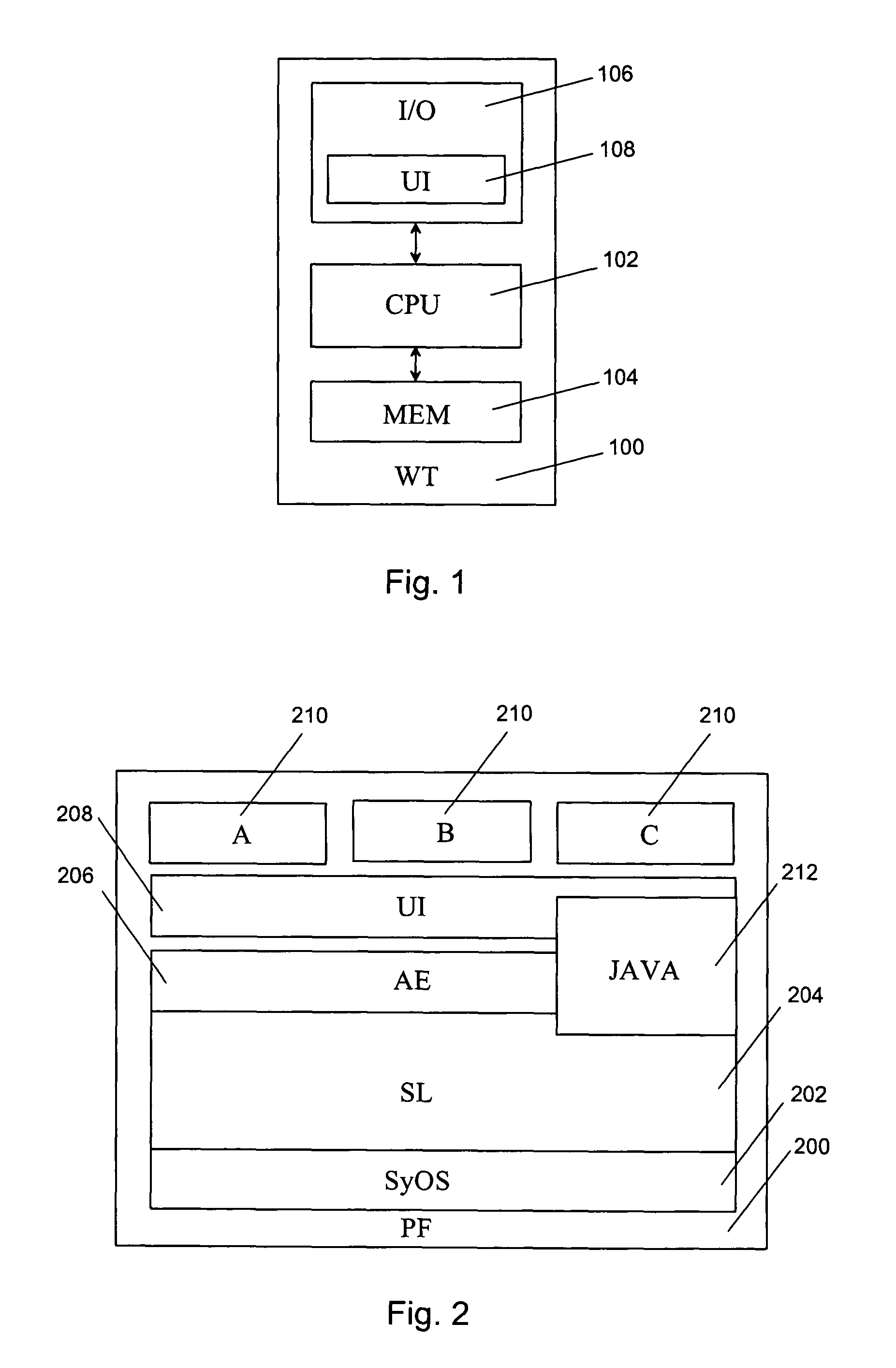 Method for processing status information on determined functions in wireless terminal device