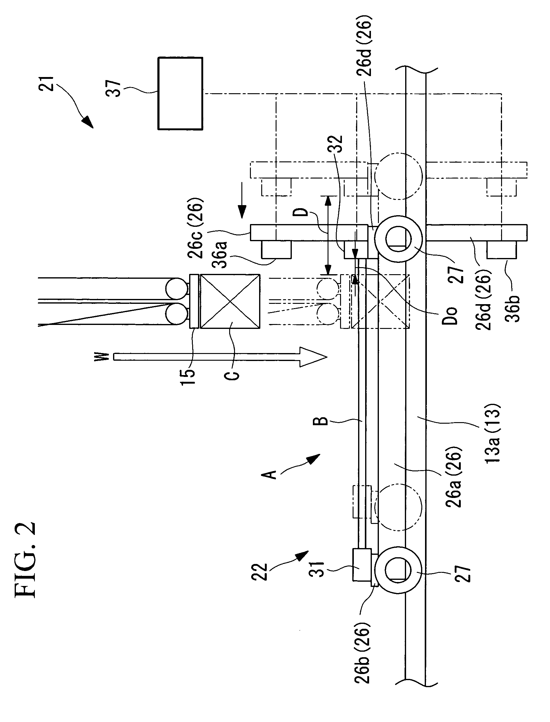 Crane equipped with inspection device