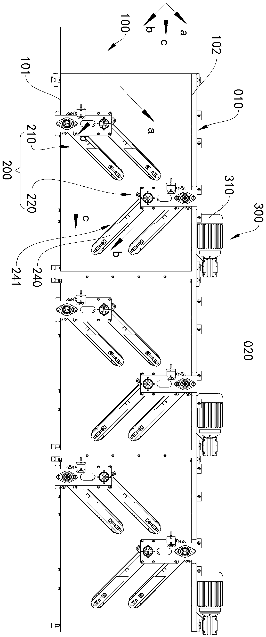 Sorting and conveying device, sorting and conveying mechanism and cleaning device