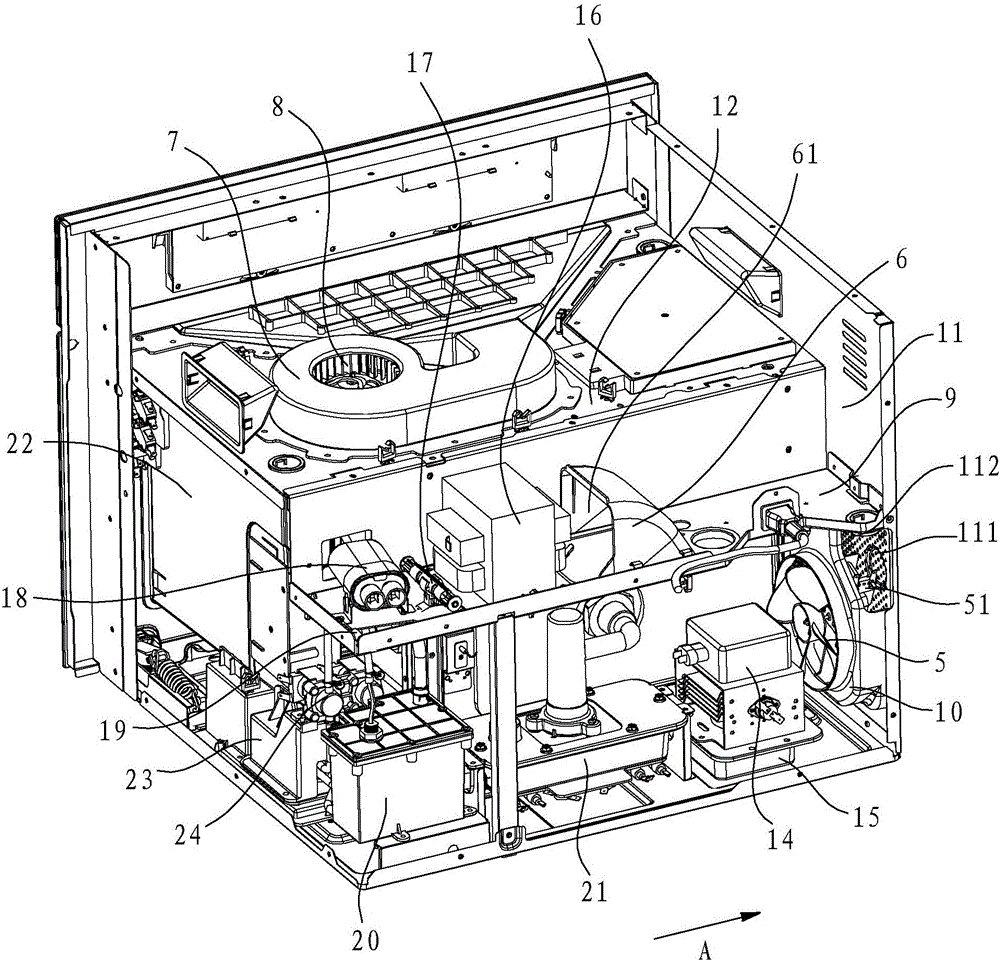 Steam box and microwave oven integrated machine
