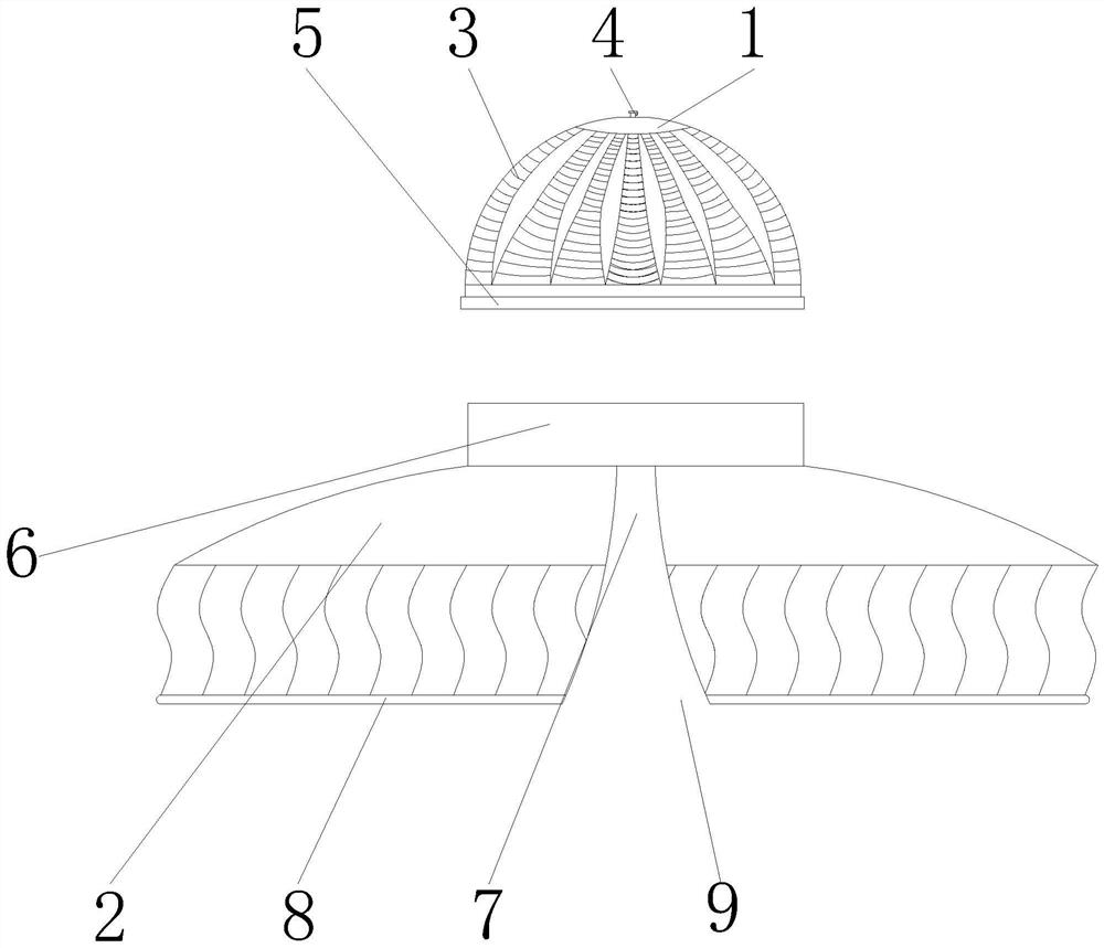 Cap with rainproof function