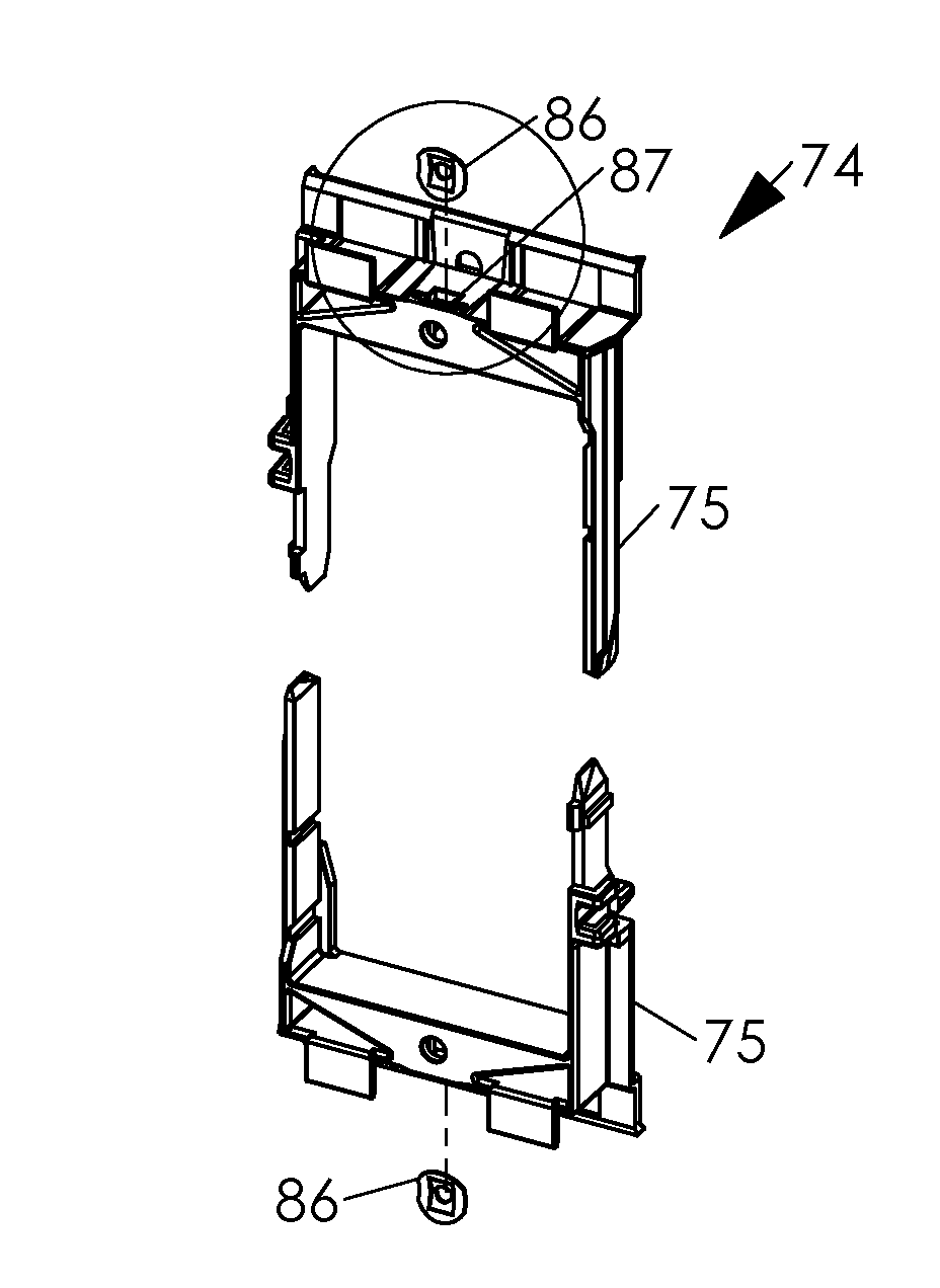 Wall mounting apparatus and frame assembly