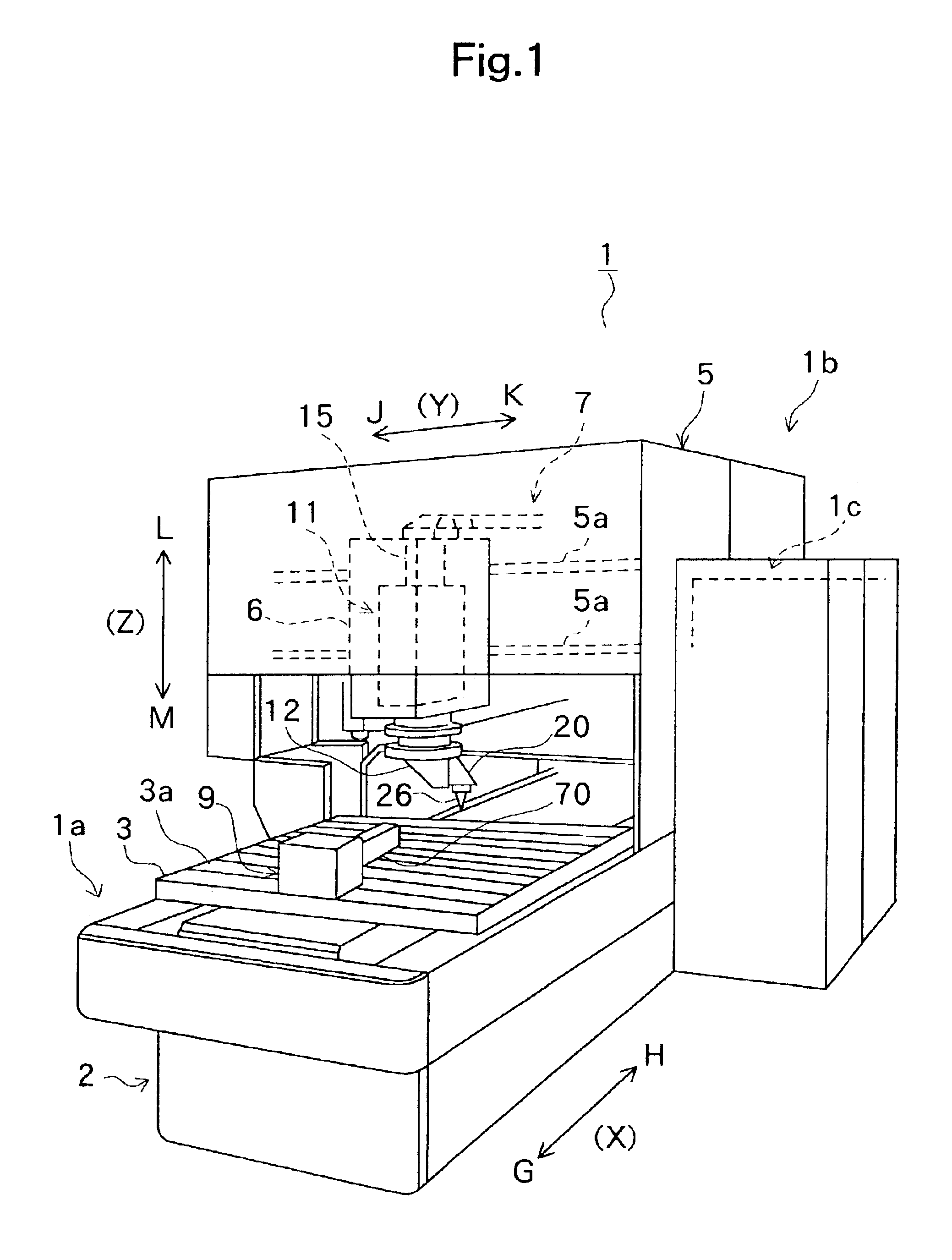 Three dimensional linear machining apparatus