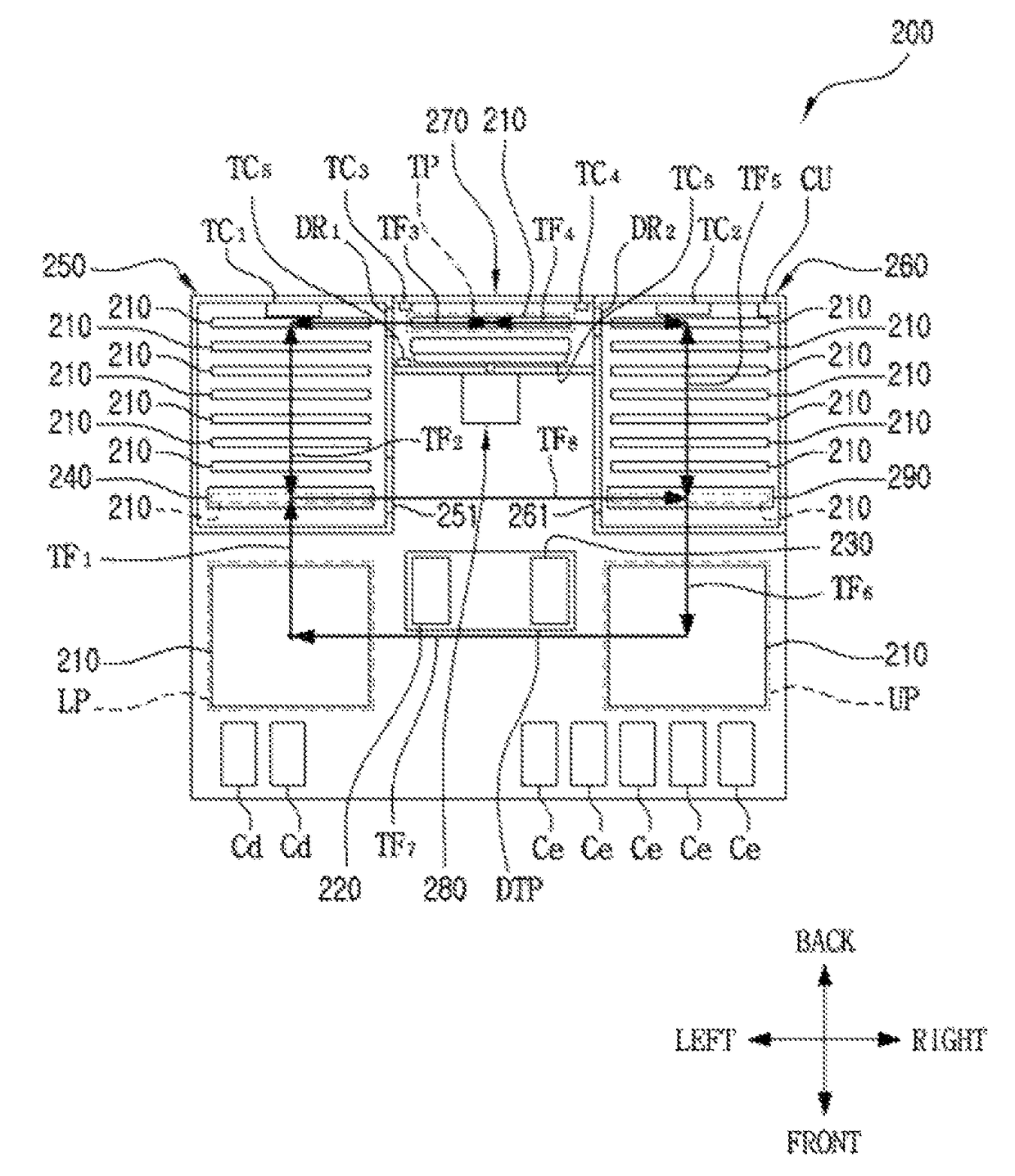 Test handler and circulation method of test trays in test handler