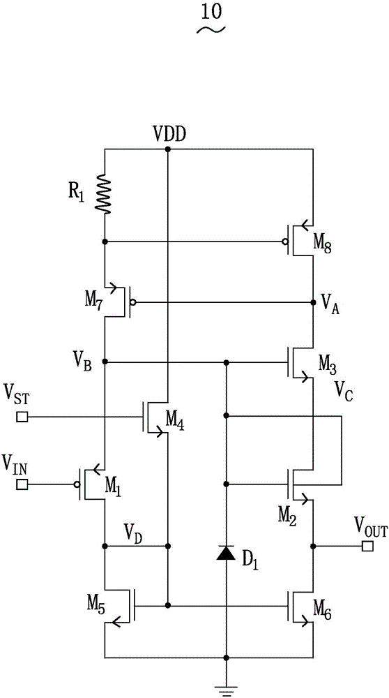 Microphone amplifier circuit
