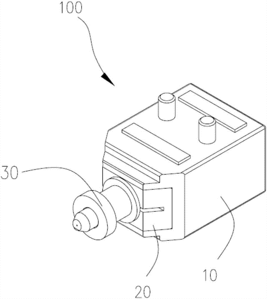 Optical interface and light transmit-receive assembly