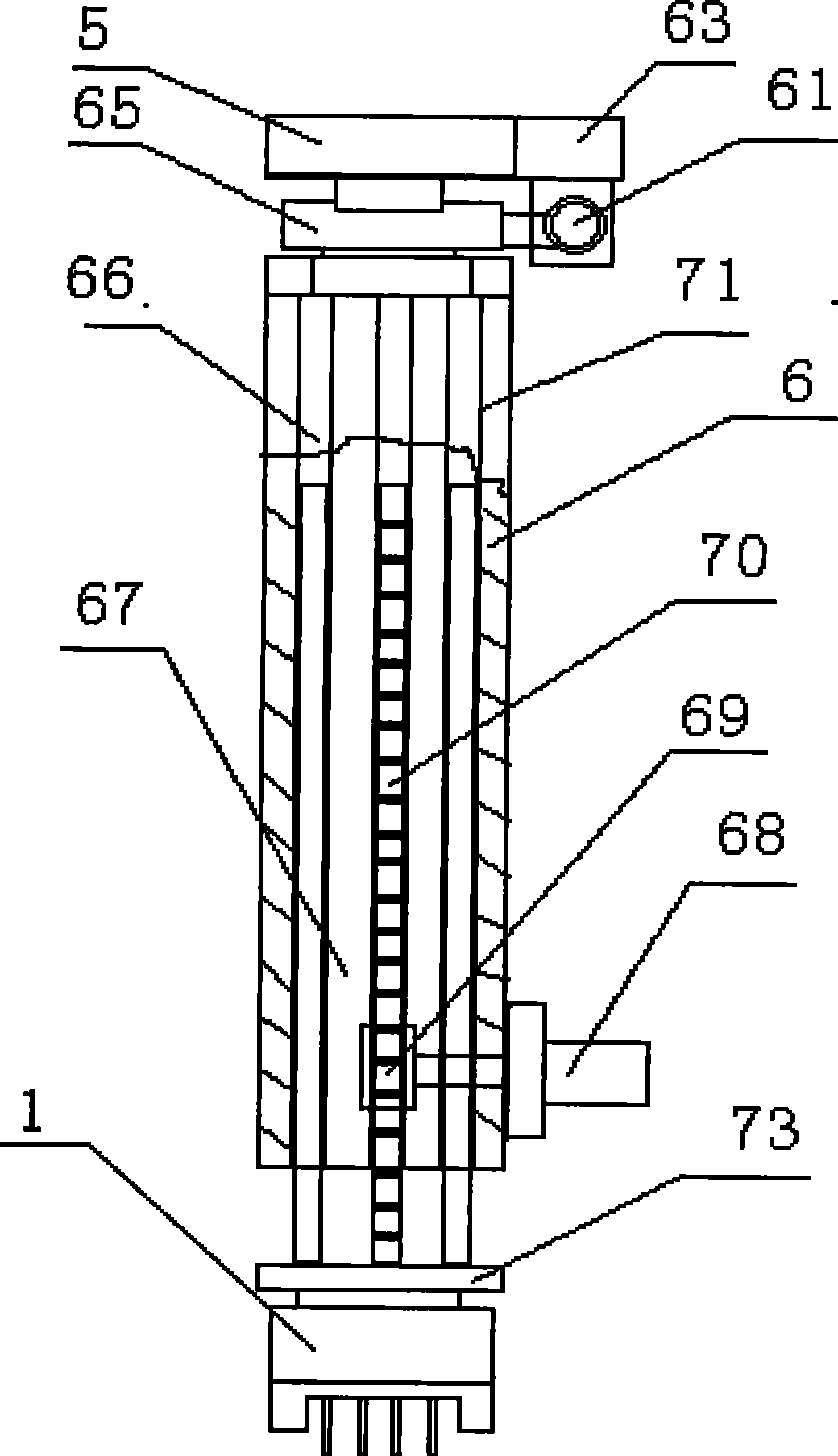 Device for testing resistance across steel plate surface for appliances