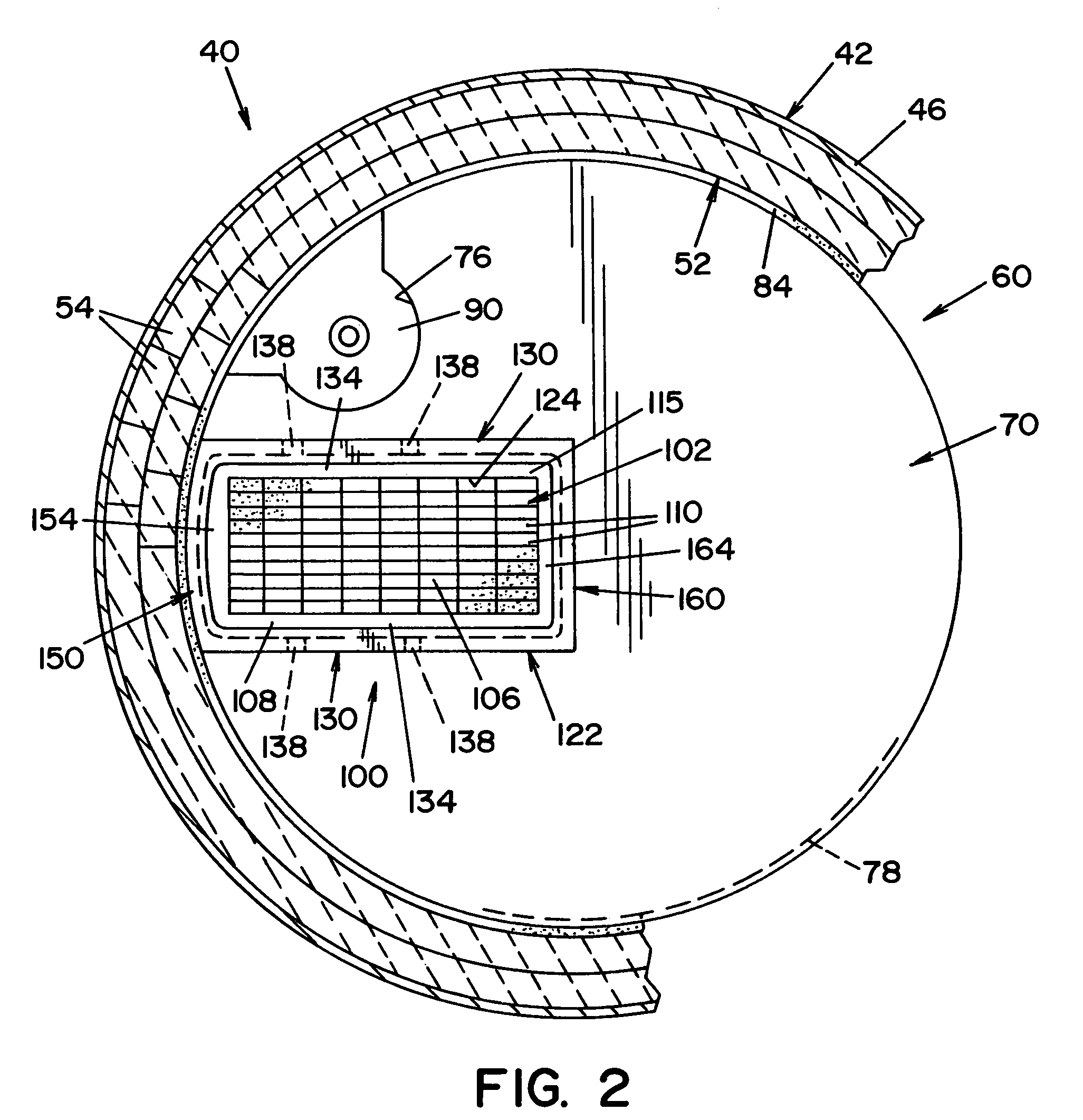 Impact pad for metallurgical vessels