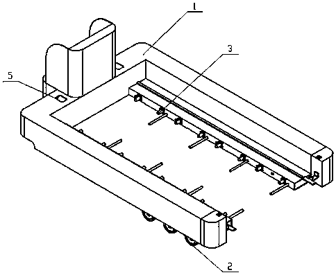 Self-propelling type multi-wheel-pair positioning transportation vehicle