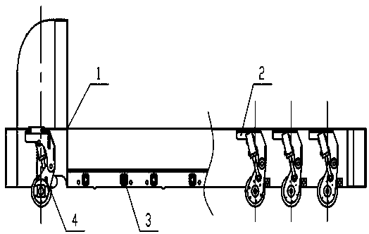 Self-propelling type multi-wheel-pair positioning transportation vehicle