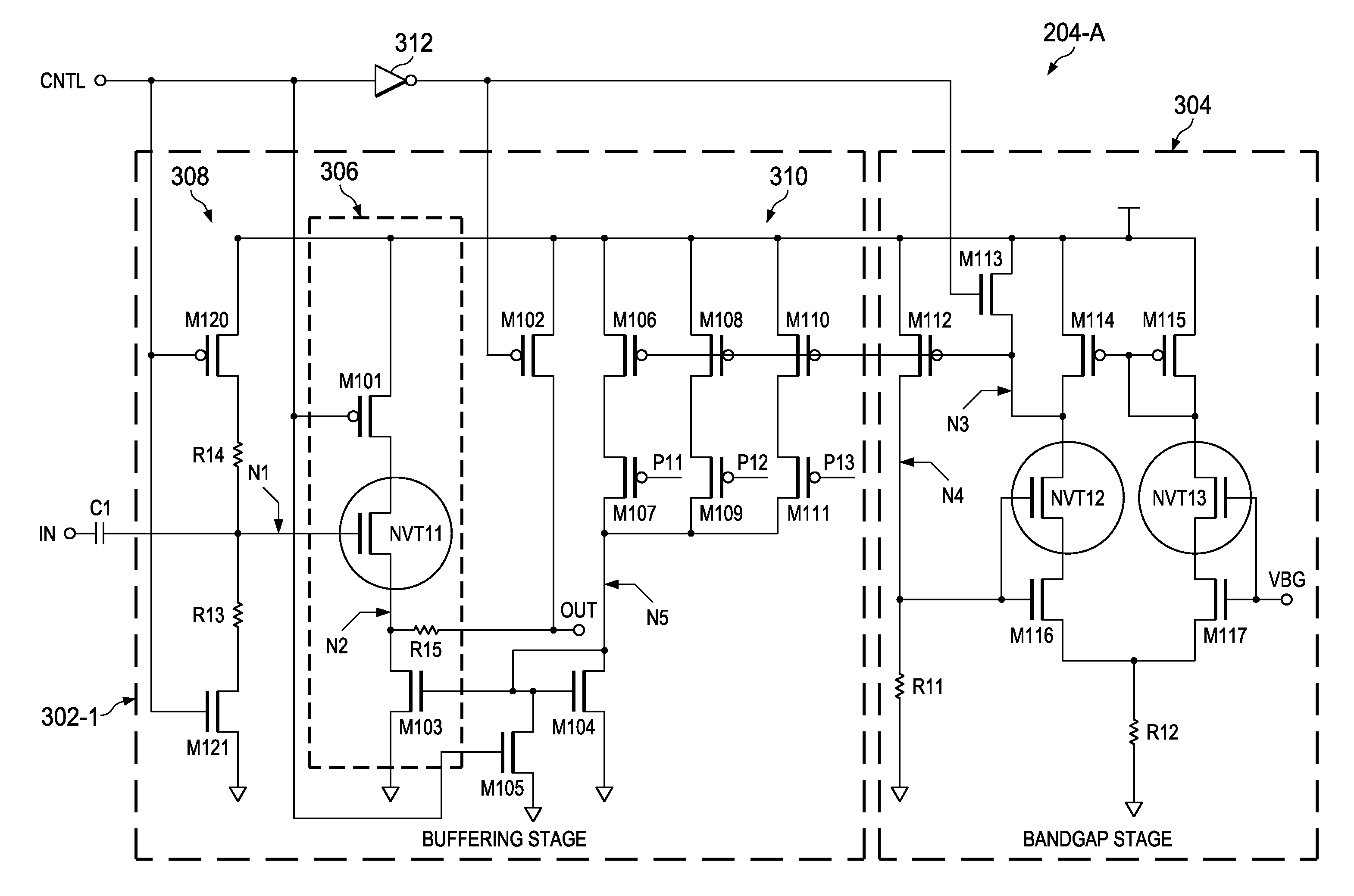 Buffer for temperature compensated crystal oscillator signals