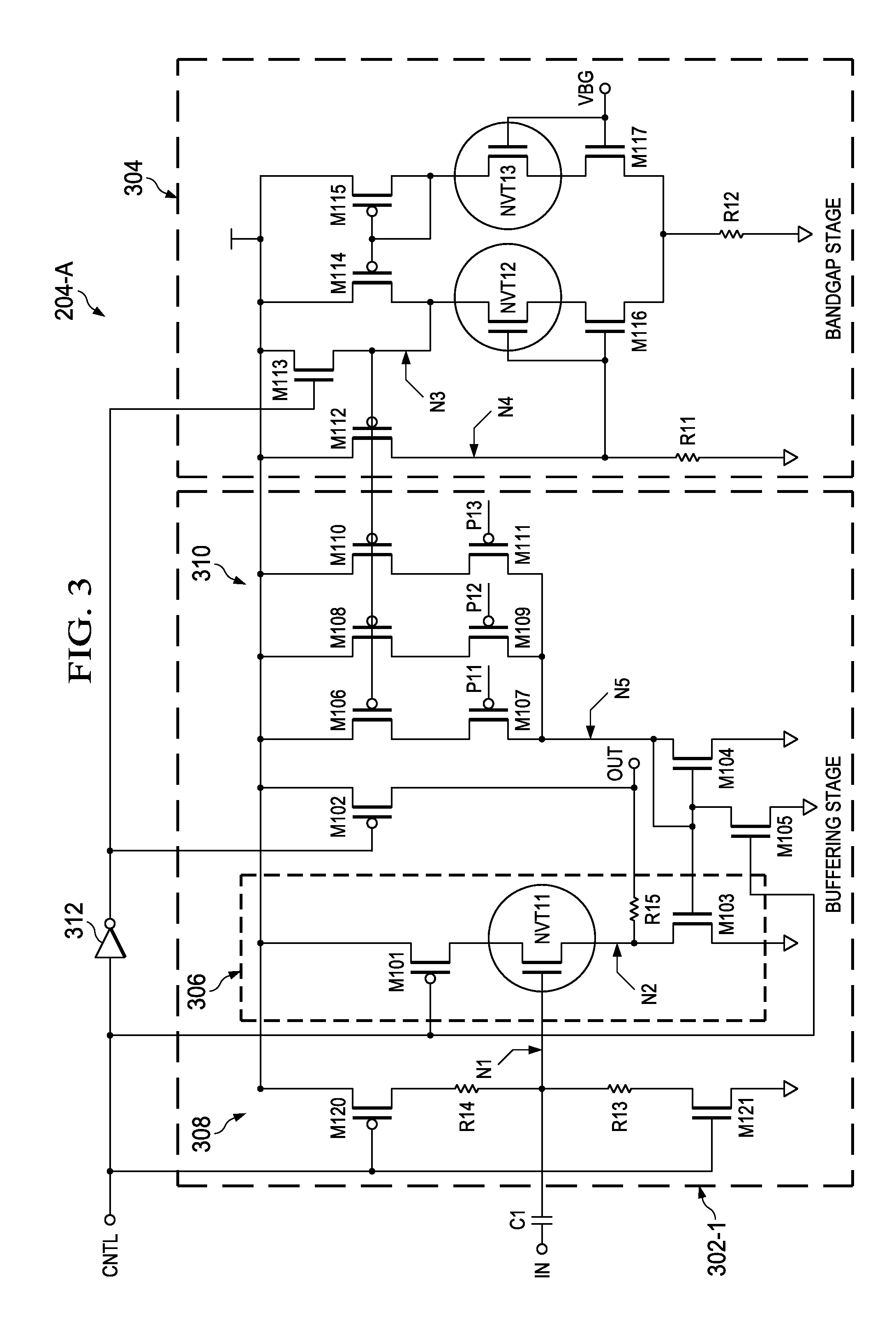 Buffer for temperature compensated crystal oscillator signals