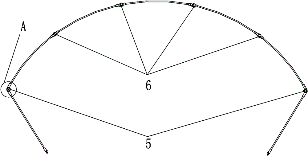 A method for quickly retracting and setting up a tent and an integrated tent