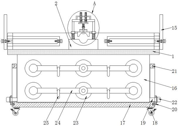 Movable multifunctional operation table with warning function for power installation