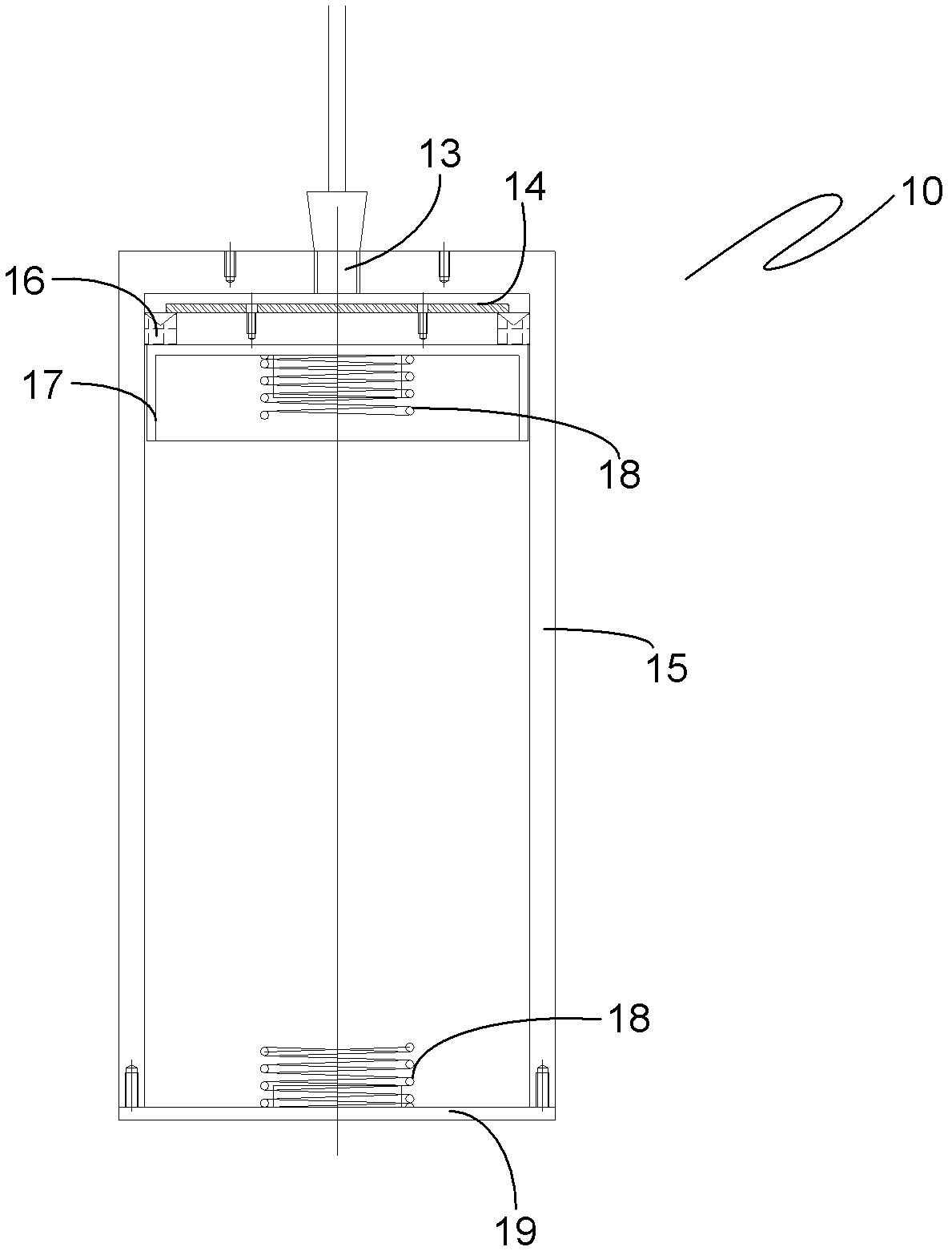 Hydraulic electromagnetic generation device for collecting idle kinetic energy of vehicles