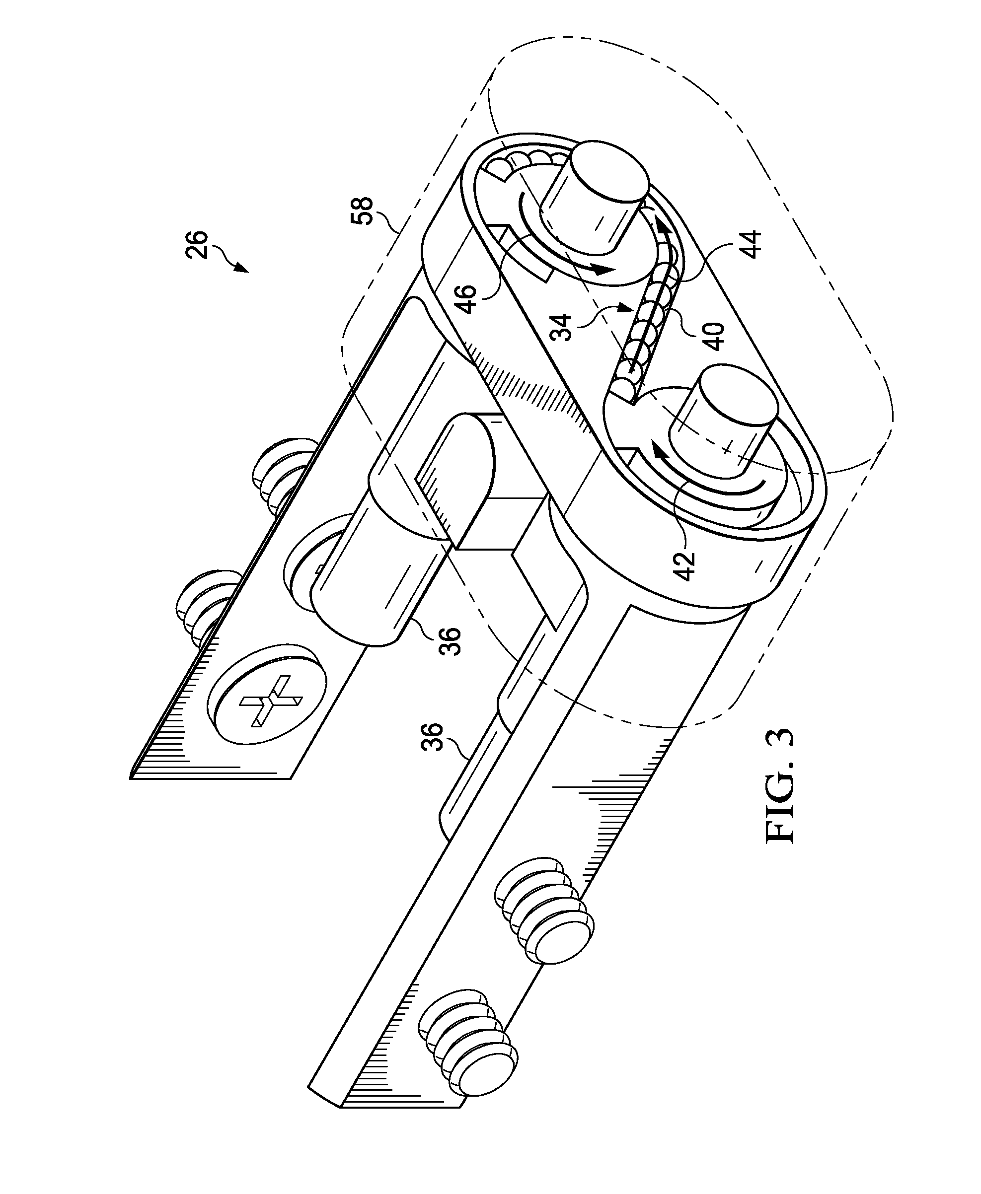 Information handling system housing lid with synchronized motion provided by a flexible compressive member