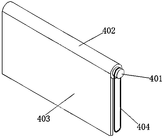 Anti-falling self-protection structure of plasma display screen