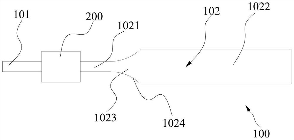 Battery cell tab and battery cell