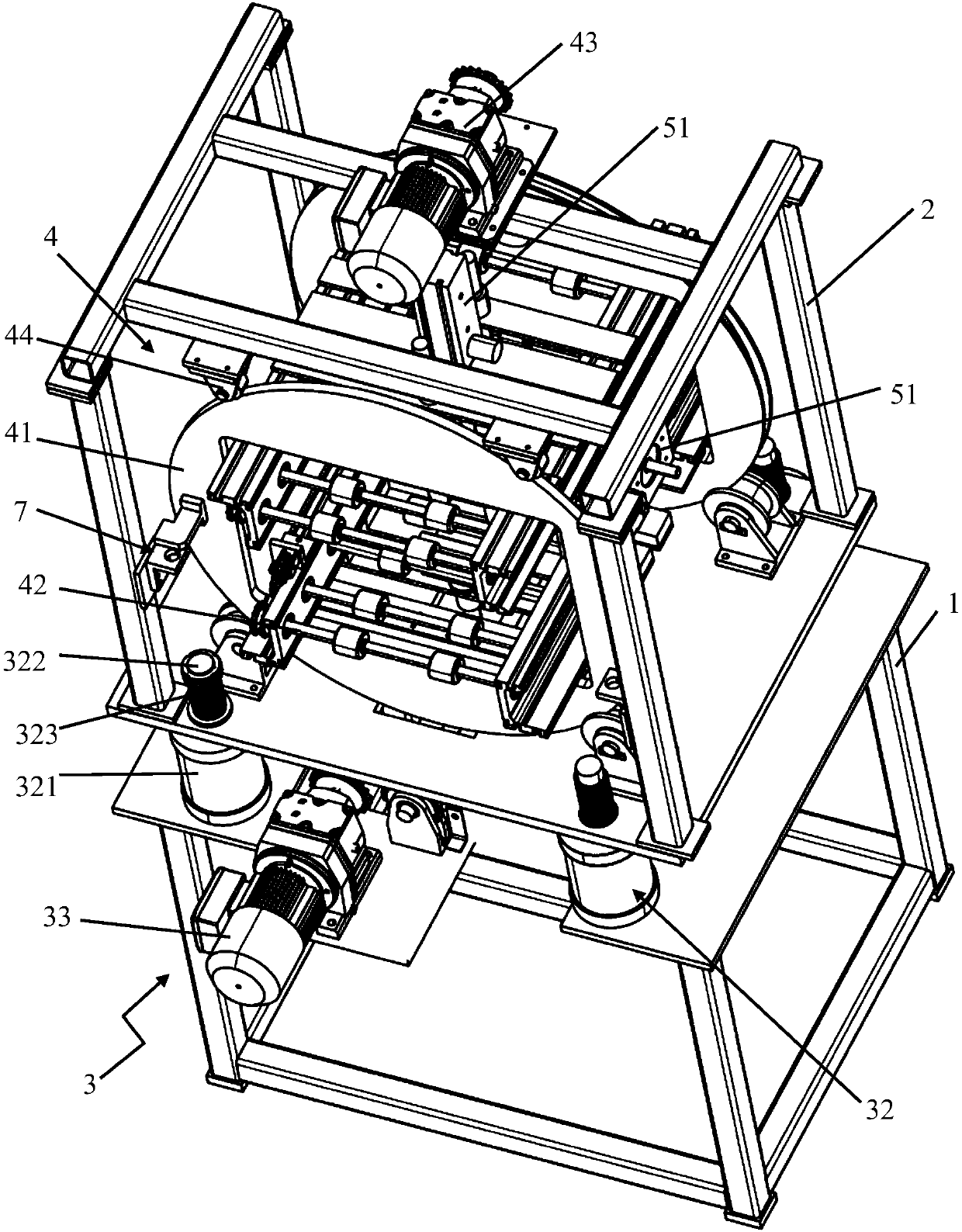 Automatic aluminium scrap removing device for cylinder cover finished product